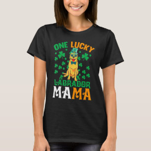 Camiseta Um Cachorro Sortudo Mama Labrador Retriever Mãe Ru
