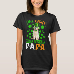 Camiseta Um Cachorro Sortudo Papai Golden Retriever Pai St