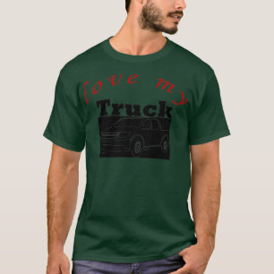 Camiseta um caminhão cresce frequentemente para o seu coraç