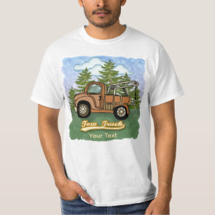 Camiseta Um Caminhão de Reboque Antigo Clássico