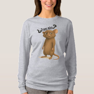 Camiseta Um camundongo confuso por declaração idiota