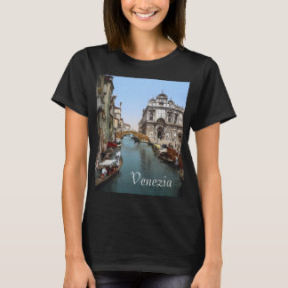 Camiseta Um canal ocupado em Veneza (1900)