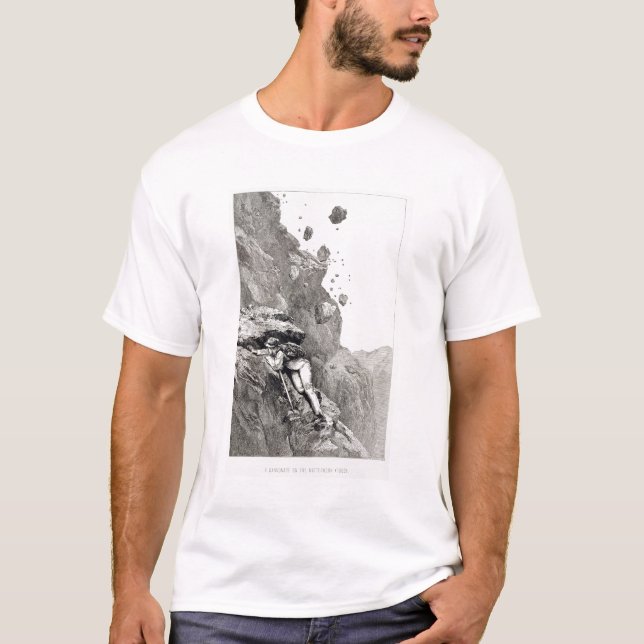 Camiseta Um Cannonade no Matterhorn, 1862, 'do Asc (Frente)