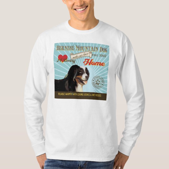 Camiseta Um cão de montanha de Bernese Loving faz nossa (Frente)