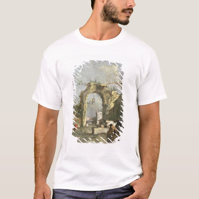 Camiseta Um capricho - ruínas, século XVIII (Frente)