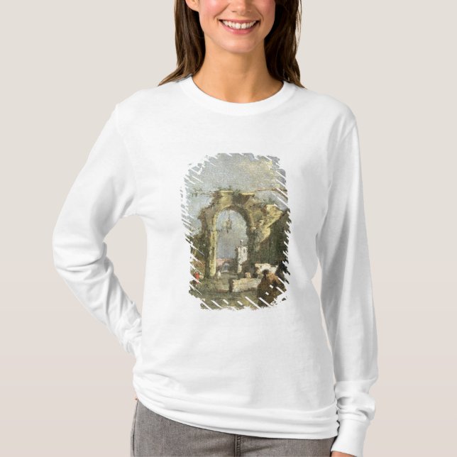 Camiseta Um capricho - ruínas, século XVIII (Frente)