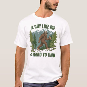 Camiseta Um Cara Como Eu É Difícil De Encontrar Bigfoot Eng
