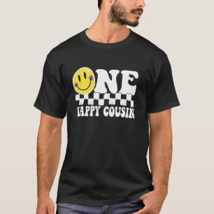 Camiseta Um Cara Feliz Primo no 1º Aniversário da Família C