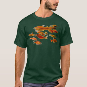 Camiseta Um cardume de peixe