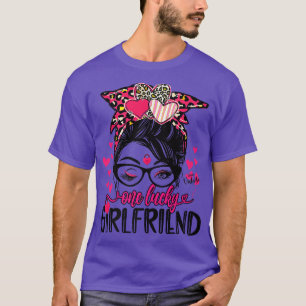 Camiseta Um Casal Namorada, sortudo, de trocadilhos amando