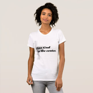 Camiseta Um casamento forte tem o deus no centro
