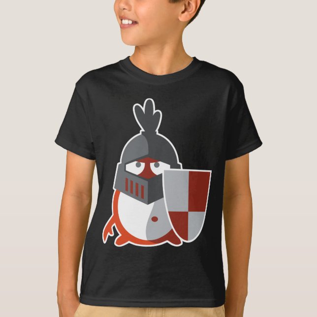 Camiseta um cavaleiro pequeno (Frente)