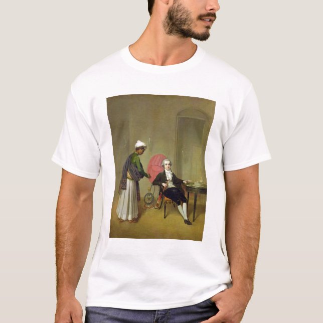 Camiseta Um cavalheiro, possivelmente William Hickey, e seu (Frente)