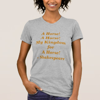 Camiseta Um cavalo!