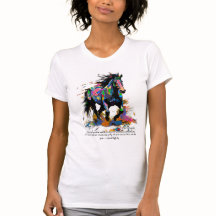 "Um cavalo ama a liberdade!