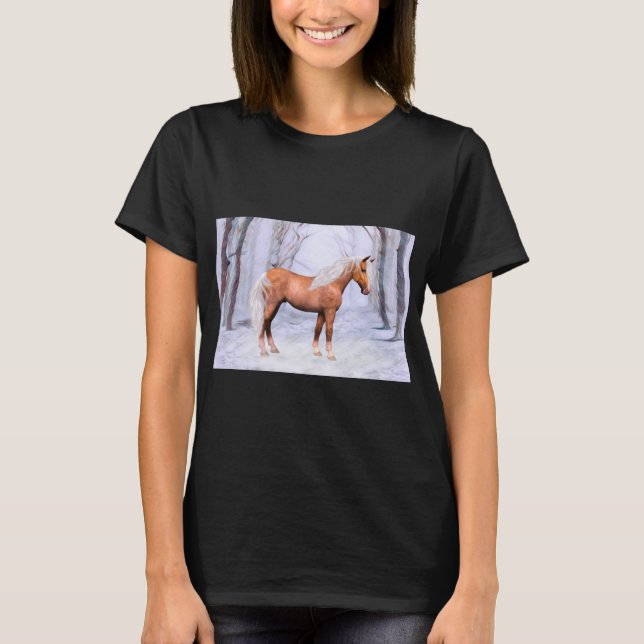 Camiseta Um Cavalo de Palomino (Frente)