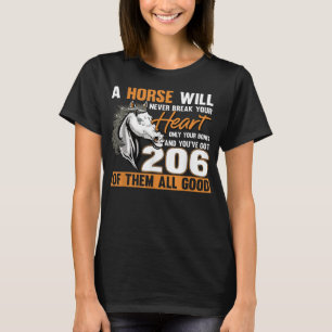 Camiseta Um Cavalo Nunca Irá Quebrar O Seu Coração - Cavale