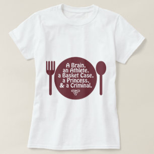 Camiseta Um Cérebro, um Atleta, um Caso de Cesta... Cultura