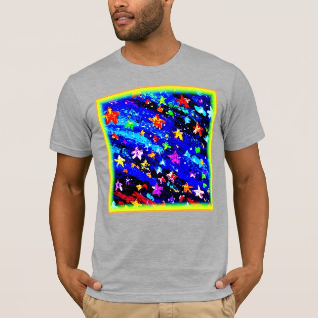 Camiseta Um Céu Estrelado Colorido. Compre Agora (Frente)