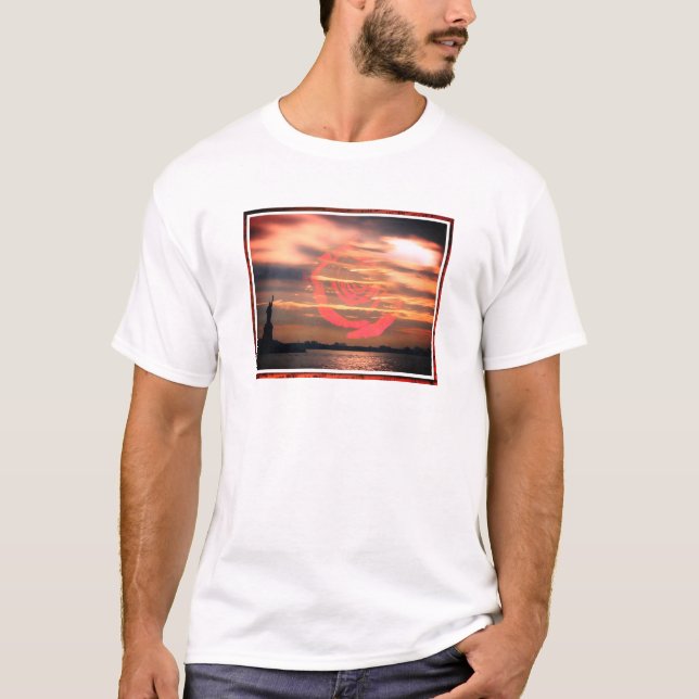 Camiseta Um Céu Nublado com Coração (Frente)