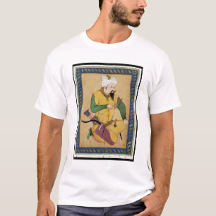 Camiseta Um chefe do Turkoman ou do Mongol que guardara uma