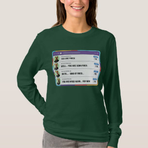 Camiseta Um chefe idiota disparando pessoas por engano