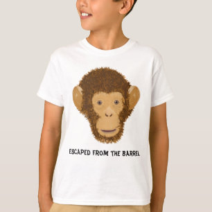Camiseta Um cheio do tambor dos macacos