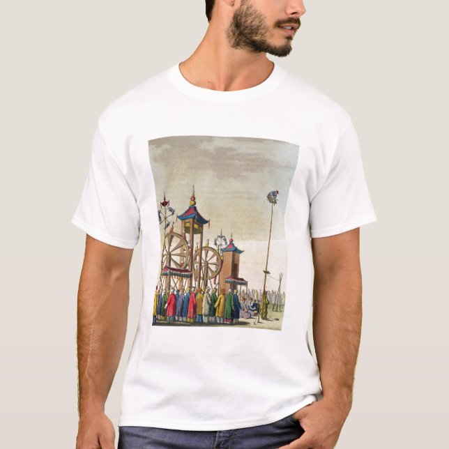 Camiseta Um circo chinês, ilustração 'de Le Traje Um (Frente)