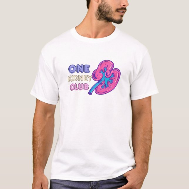 Camiseta UM CLUBE DE RINS, Transplante RENAL (Frente)