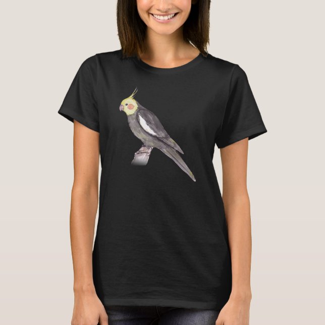 Camiseta Um cockatiel (Frente)