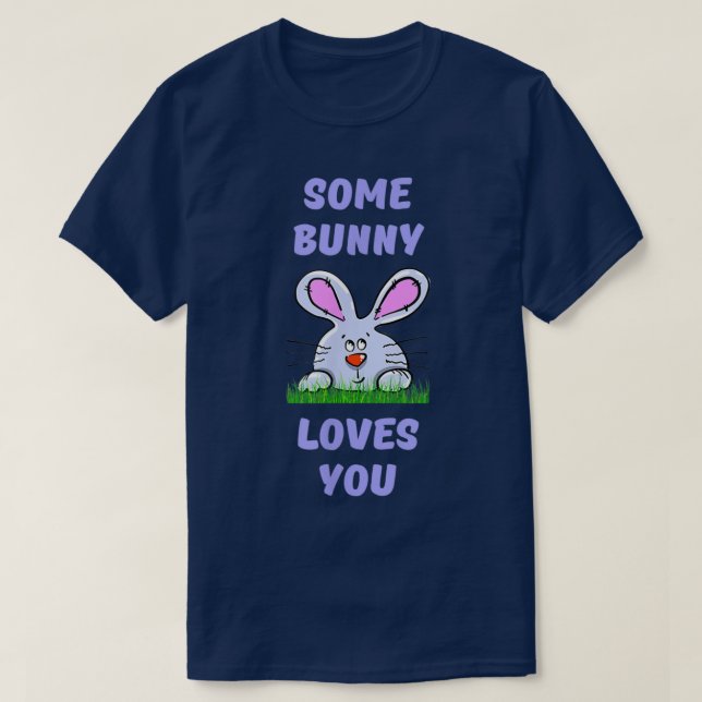 Camiseta Um Coelhinho Te Ama  (Frente do Design)