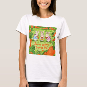 Camiseta Um coelho da Páscoa me ama