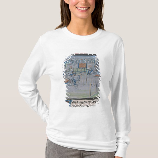 Camiseta Um competiam em Londres: Jousting (Frente)