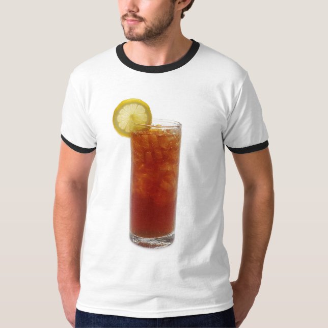 Camiseta Um copo de chá gelado (Frente)