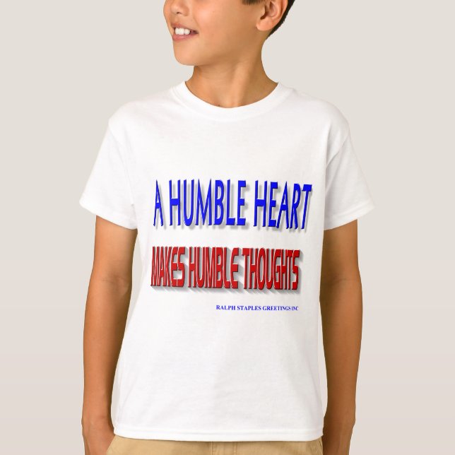 CAMISETA UM CORAÇÃO DE HUMILHA (Frente)