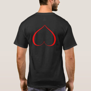 Camiseta UM CORAÇÃO NO Vermelho