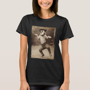 Camiseta Um Cowboy de Cachorro Pitbull