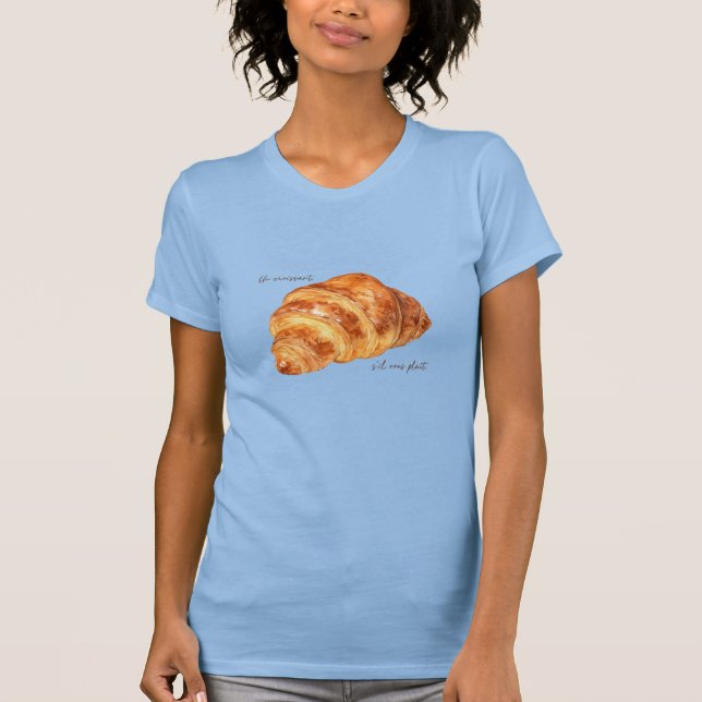 Camiseta Um Croissant (Frente)