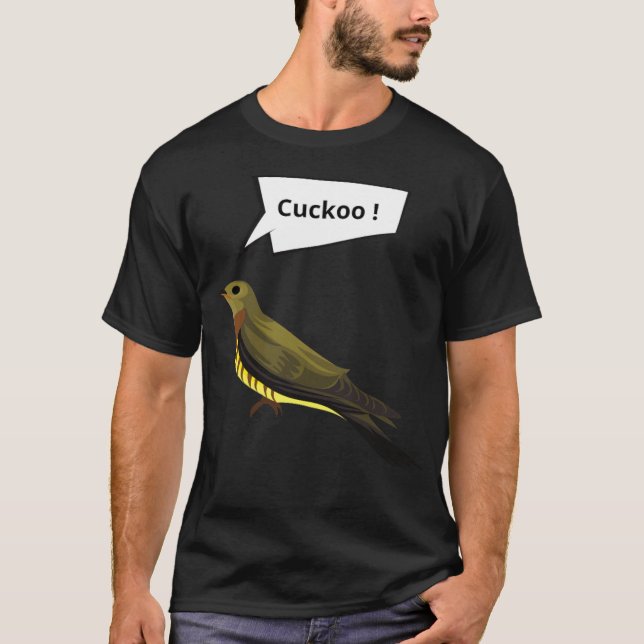 Camiseta Um Cuckoo chamando vaqueiro bruxa (Frente)