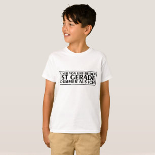 Camiseta Um de nós dois é mais burro do que eu T-S