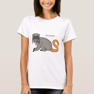 Camiseta Um desenho animado do Imperador Bonito Tamarin