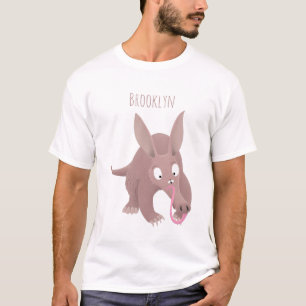 Camiseta Um desenho animado engraçado