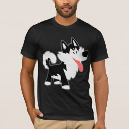 Camiseta Um desenho animado siberiano Camisa-T