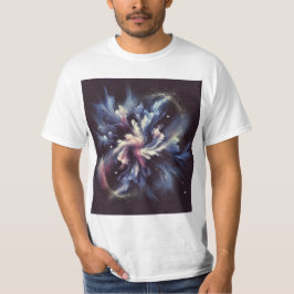 Camiseta Um design de abstrato-galáxia captando o mistério