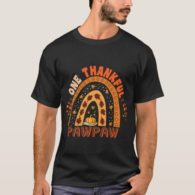Camiseta "Um Design de Ação de Graças de Pawpaw" (Frente)