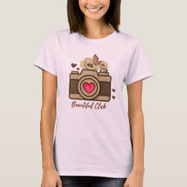 Camiseta Um Design de Clique Bonito