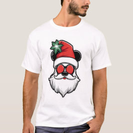 Camiseta Um Design de Papai Noel Na moda para as tendências