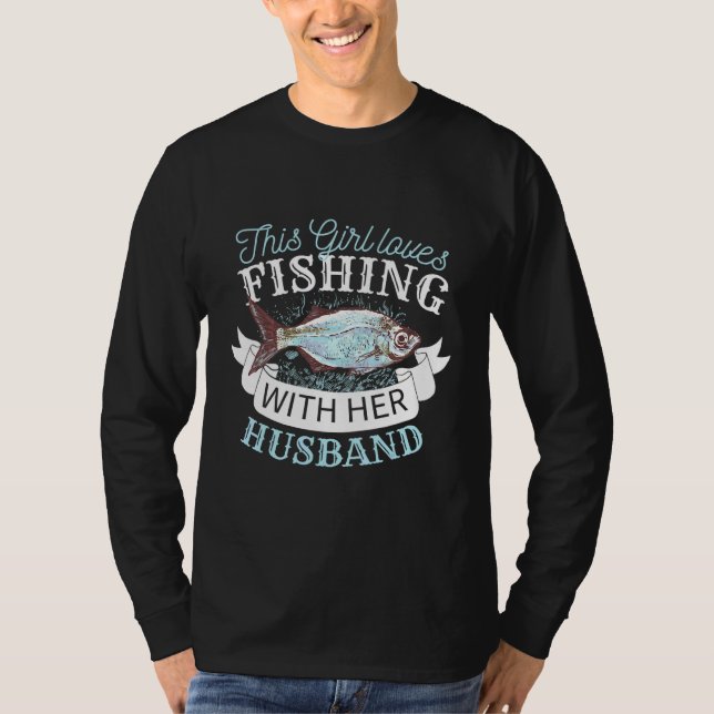 Camiseta Um Design De Pesca Para O Peixe 4 (Frente)