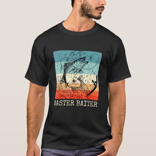 Camiseta Um Design de Pesca para Peixes 3 (Frente)