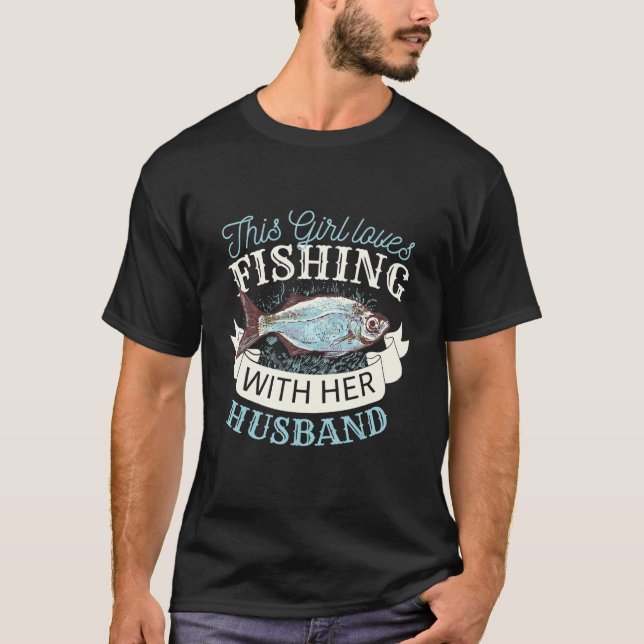 Camiseta Um Design de Pesca para Peixes 4 (Frente)